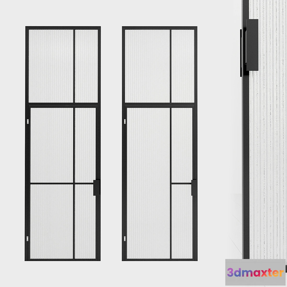 1412132 - Glass partition. Door. 93 3D Max