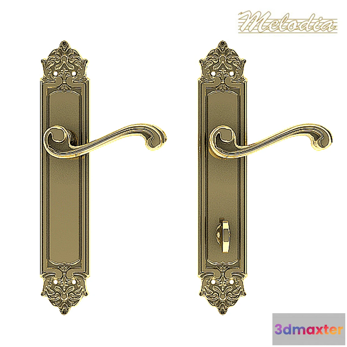 1413496 - Doorhandle 3D Max