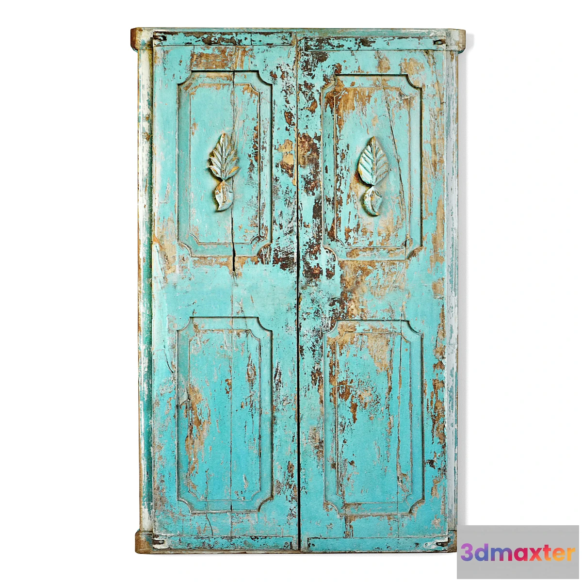 1419120 - Vintage Blue Shutter Door 3D Max
