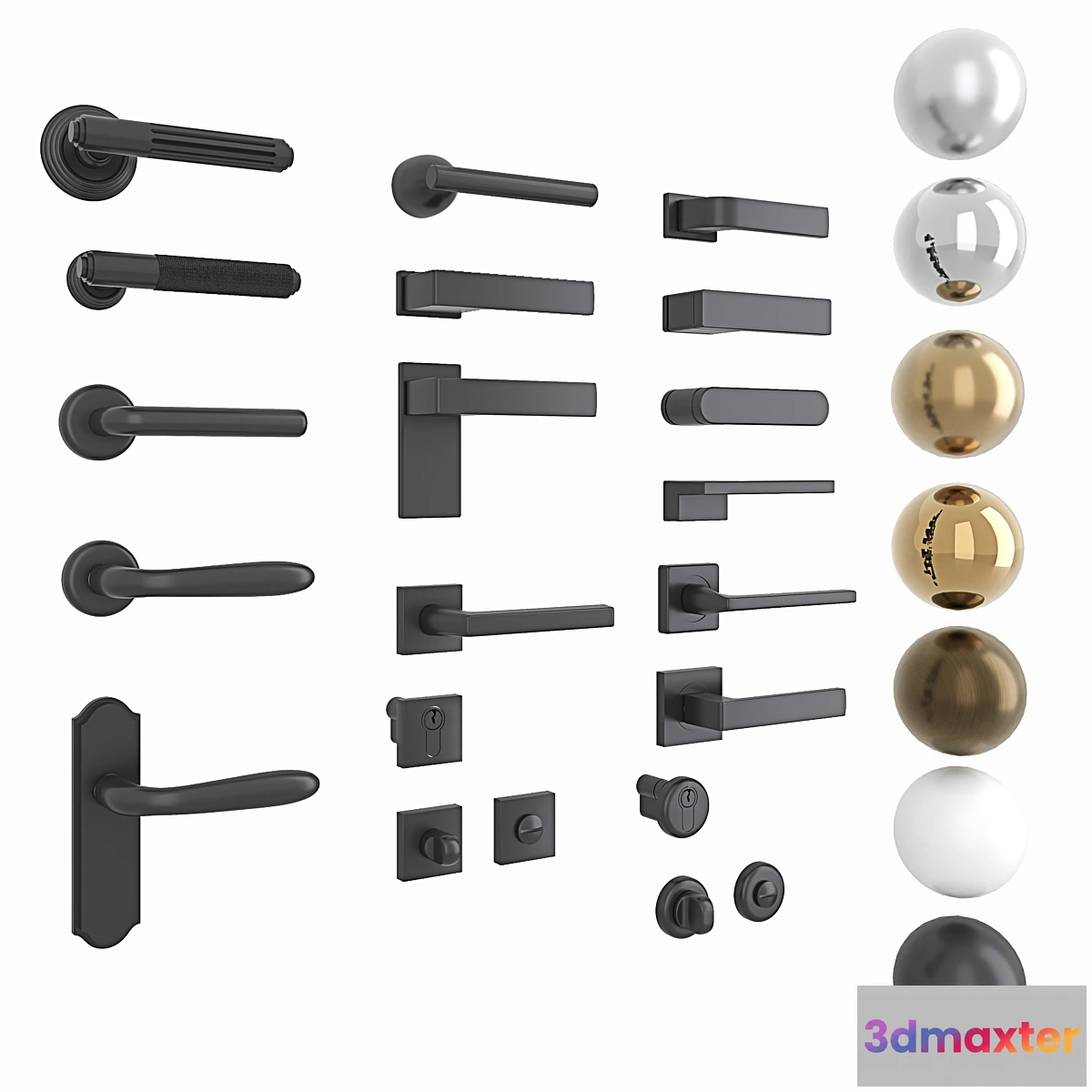 1423948 - Profil Doors furniture set 3D Max