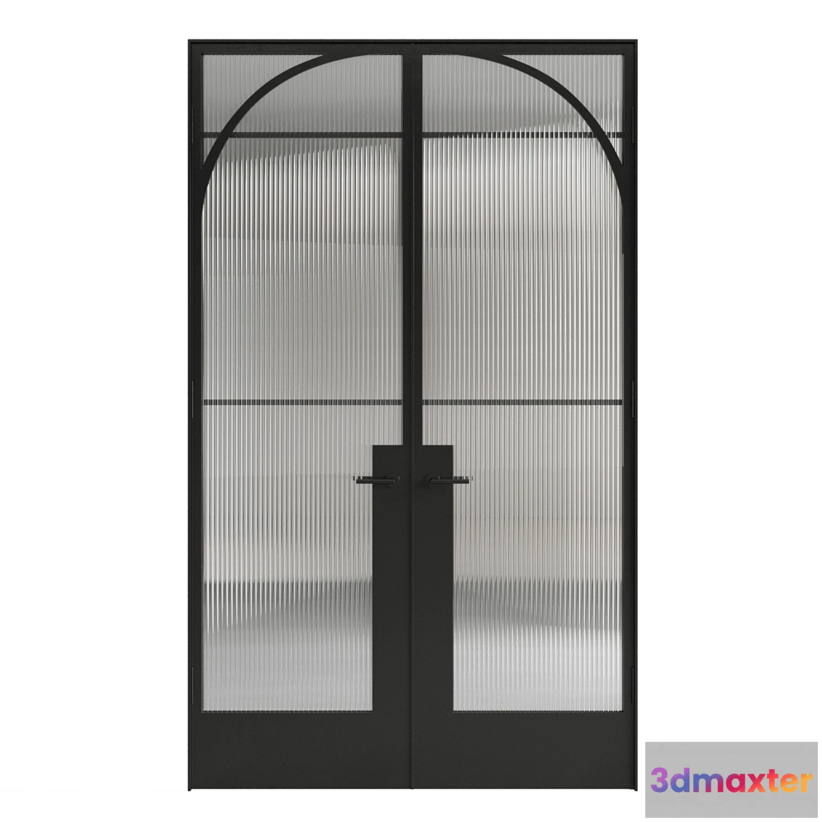 1428940 - Steel door. 2 glass options 3D Max