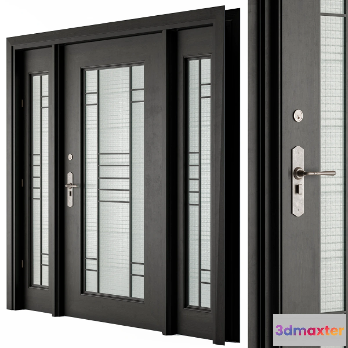 1432018 - Classic Front Door Cubic 3D Max