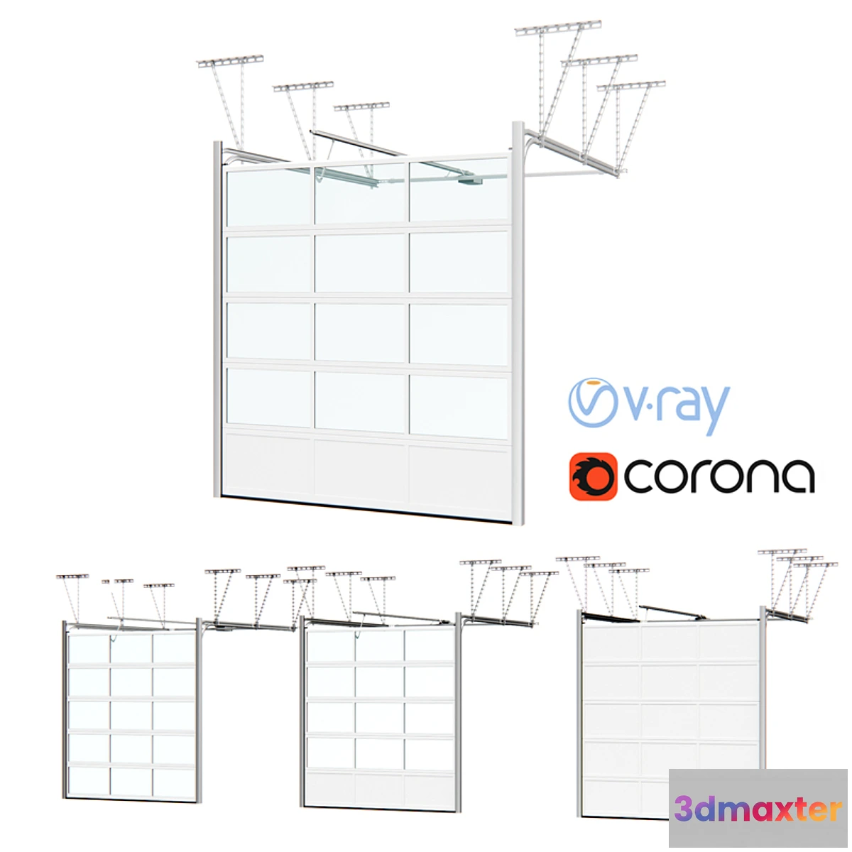 1435388 - Automatic gates Hormann 3D Max