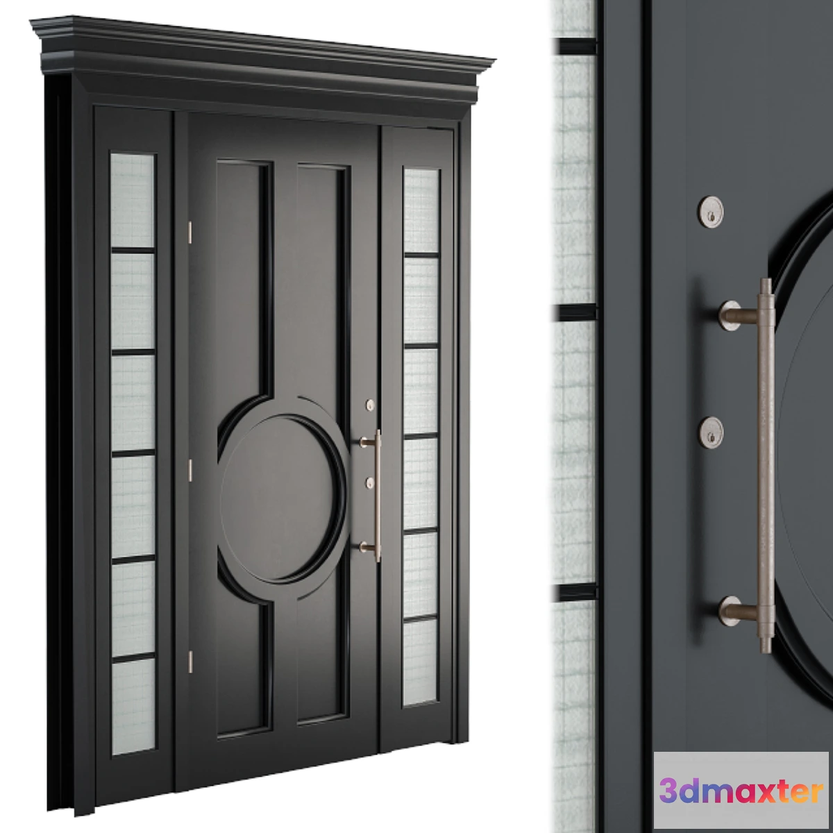 1437232 - Entrance Door NeoClassic 3D Max