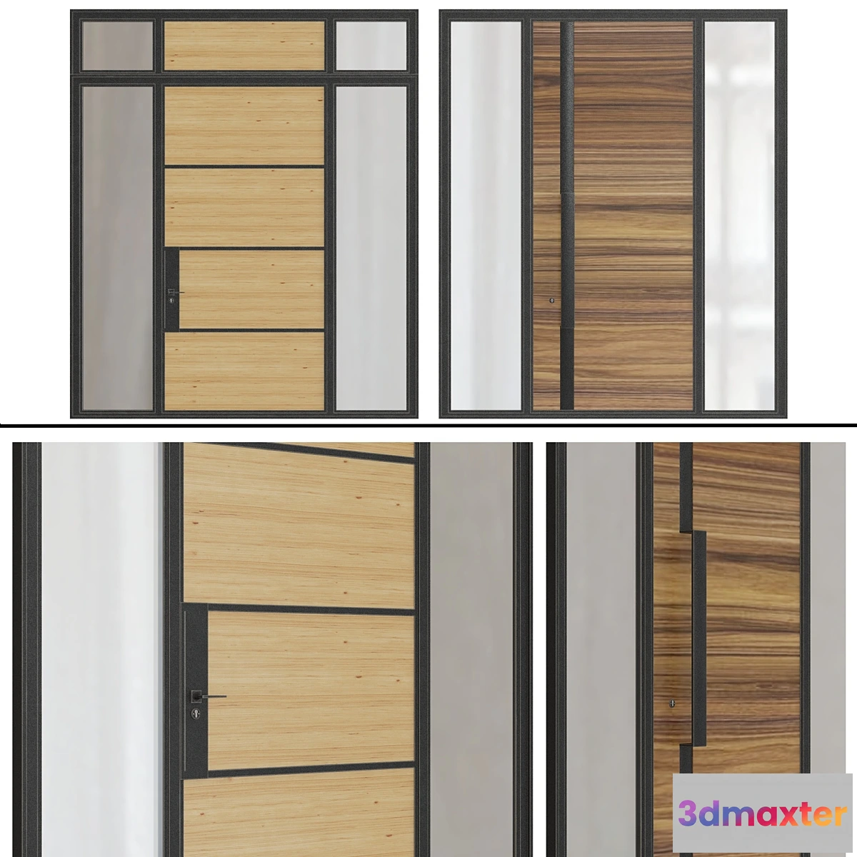 1437814 - Modern entrance doors 3D Max