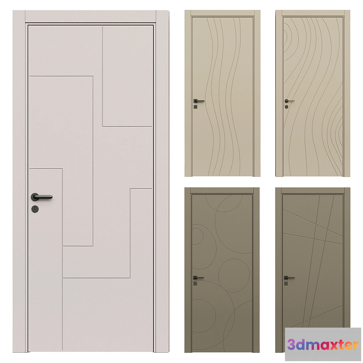 1452632 - Interior door 088 3D Max