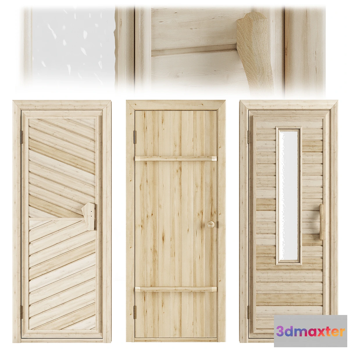 1458120 - Doors for saunas and baths 3D Max