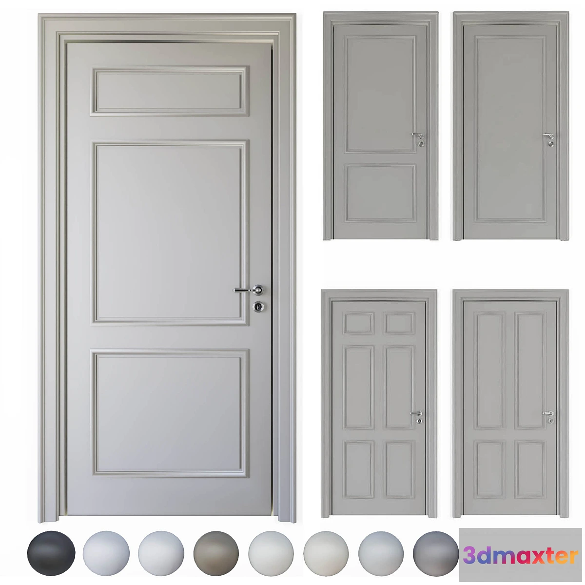 1459116 - Volhovec Doors Collection Paris Set 2 3D Max