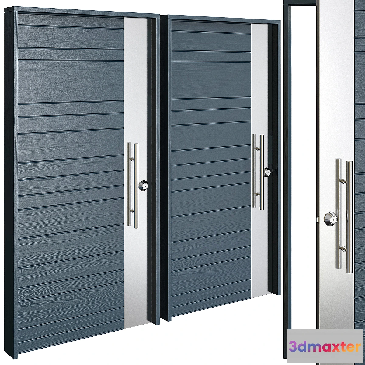 1461952 - Porte Contemporaine Alpha 3D Max