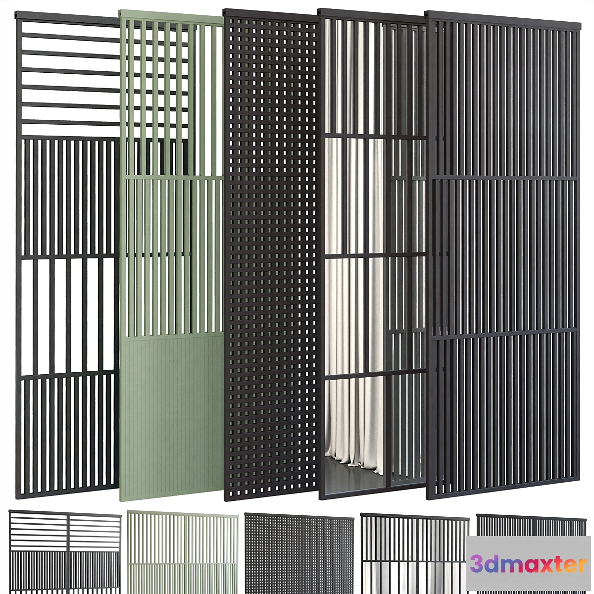 1467234 - Decorative partition 181 3D Max