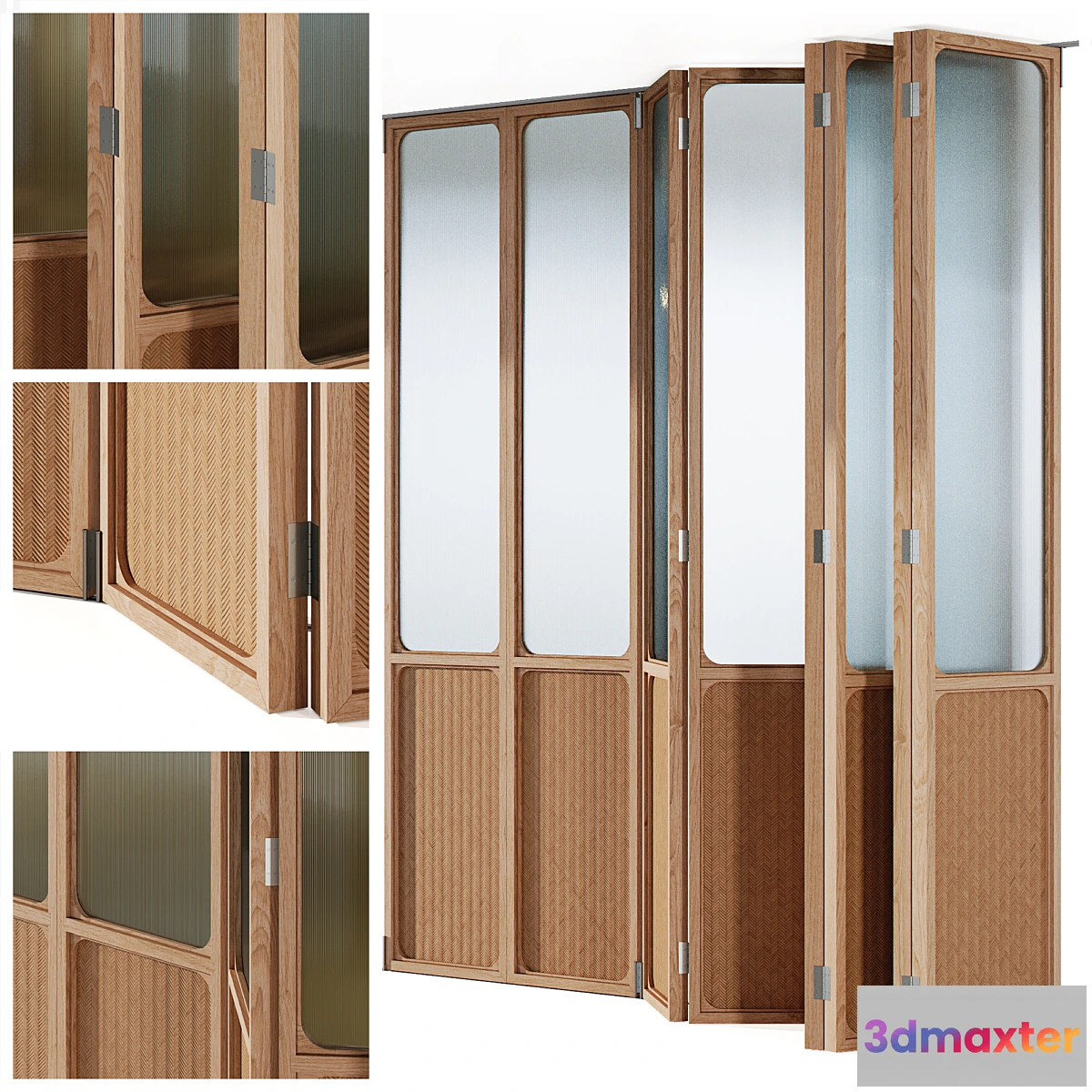 1477630 - Sliding doors  Folding partition  01 3D Max