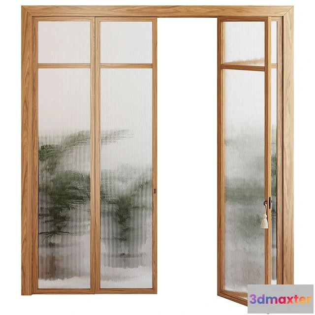 1539154 - Fluted Glass Partition 3D Max