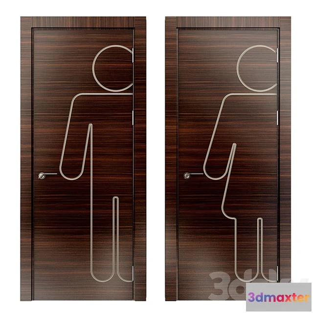 1541107 - toilet door 3D Max