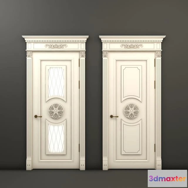 1542507 - Classic doors of Raphael 8 and Raphael 9 3D Max