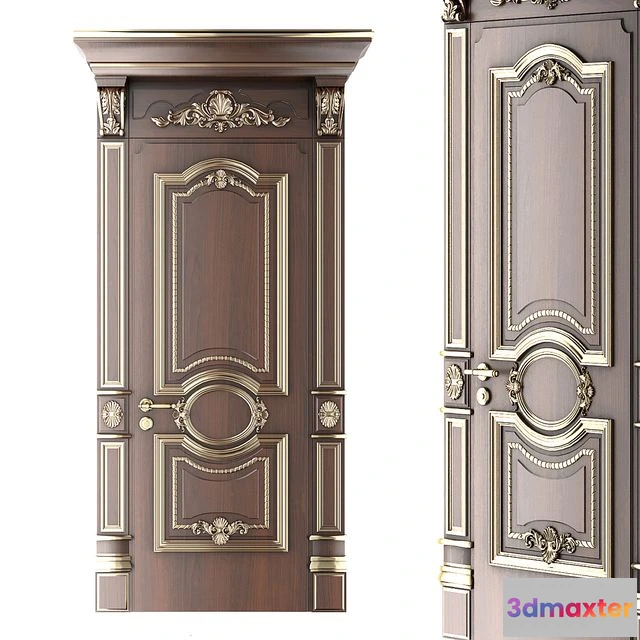 1545211 - Classic door Barocco 2 3D Max