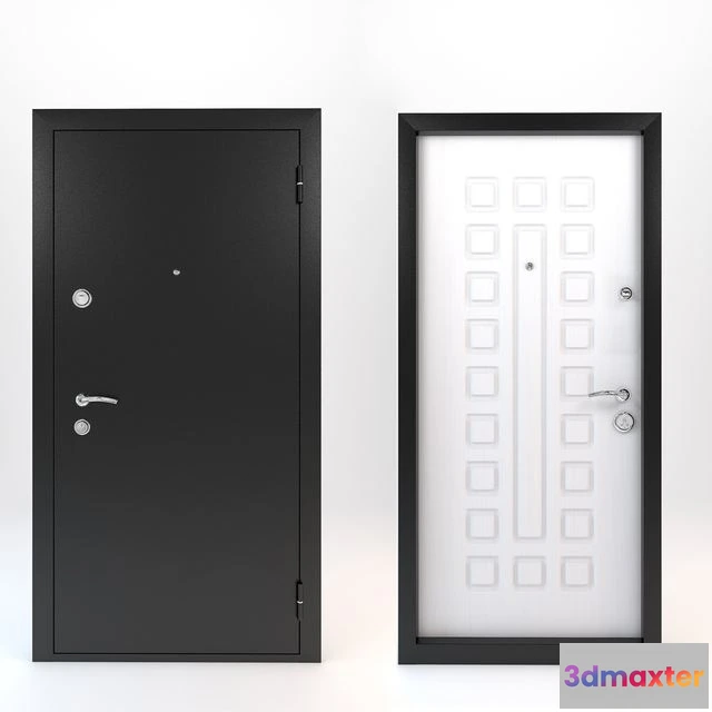 1547207 - Doors are metal-wood (2 items) 3D Max