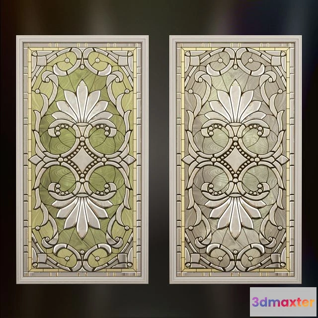 1547648 - Stained-glass window classic 3D Max