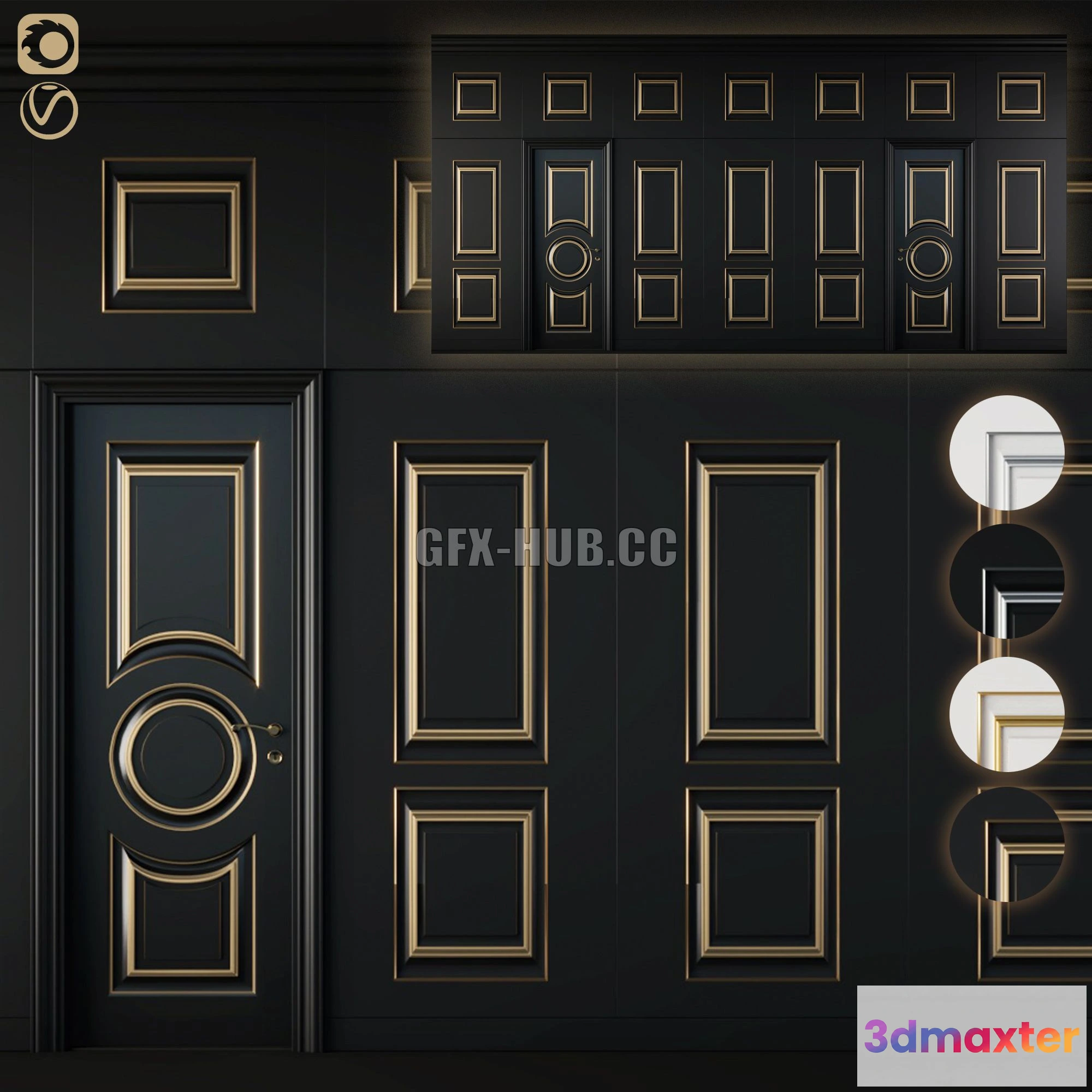 1547889 - UNION GRAND panel 3D Max