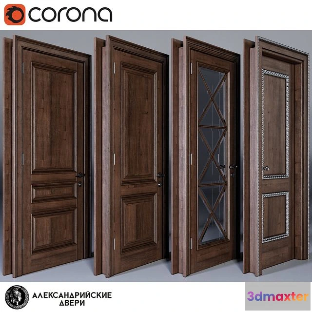 1548011 - Alexandria Doors 3D Max