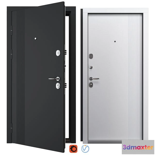 1551273 - Entrance metal door Status (Bulat) 3D Max