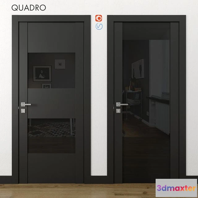 1553219 - Doors Quadro Volkhovets part 2 3D Max