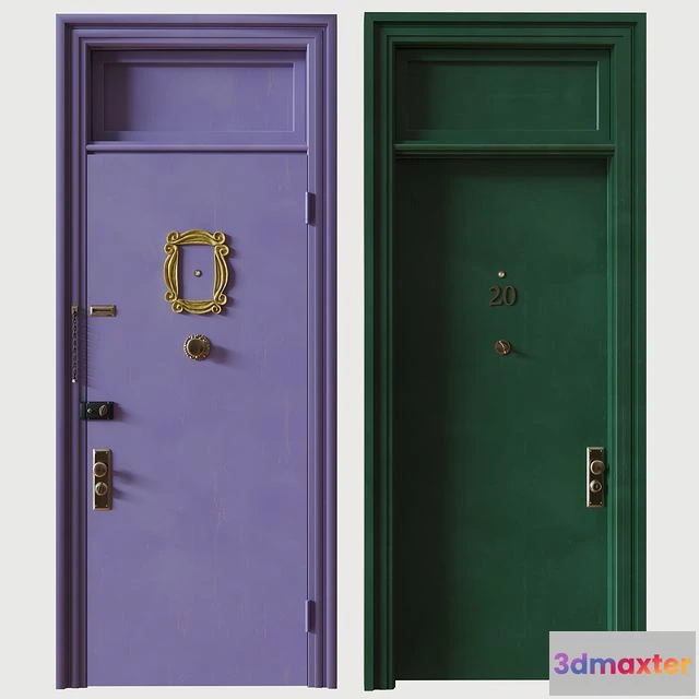 1557211 - Front door - Friends 3D Max