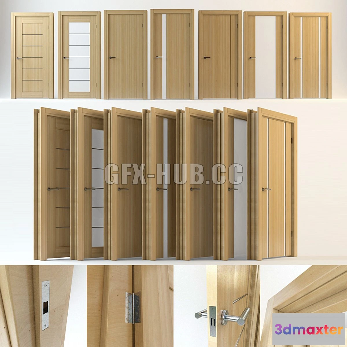 1557795 - Sofia Original Doors 3D Max