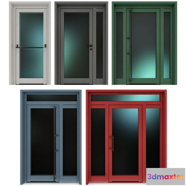 1559621 - Metal fire doors (colors) 3D Max
