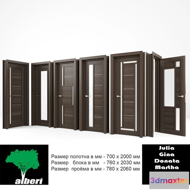 1562143 - Interior doors ALBERI 3D Max