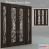 1563446 - Wrought iron front door 3D Max
