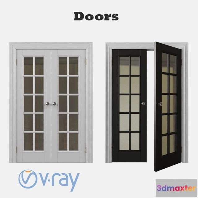 1565410 - Double door 3D Max