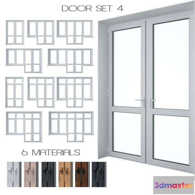 1569476 - Door Set 4 3D Max
