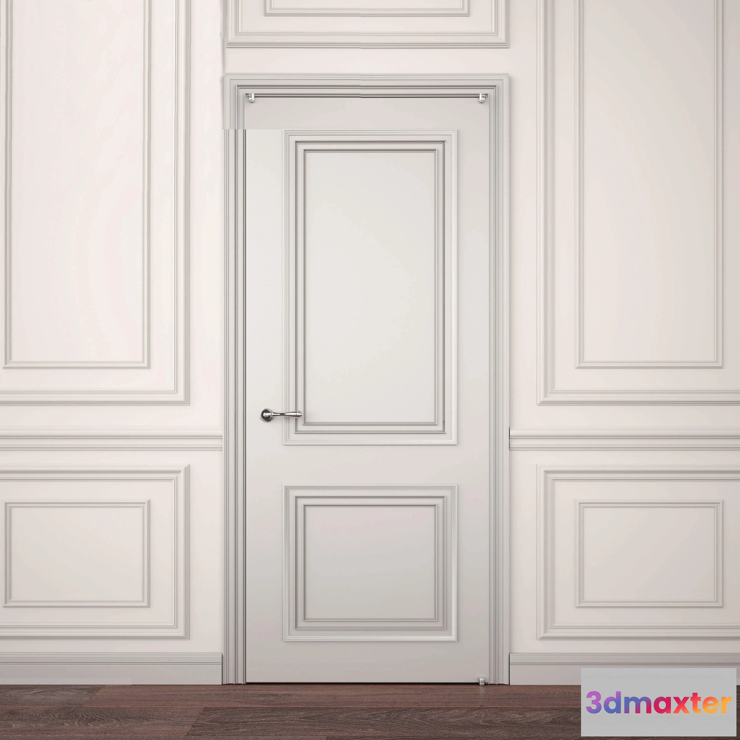 1665102 - other-models - Finnish doors with wall decor 3D Max