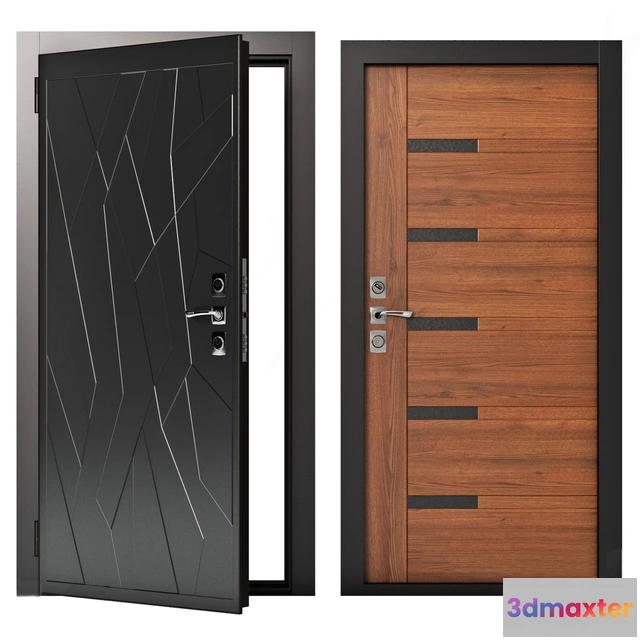1665124 - other-models - Entrance doors Continent-Modern 3D Max