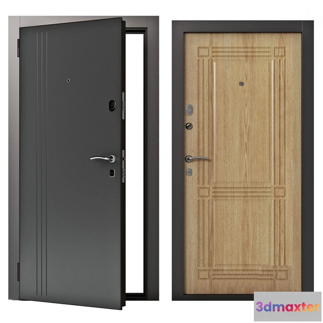 1665132 - other-models - Entrance doors Continent-Line 3D Max