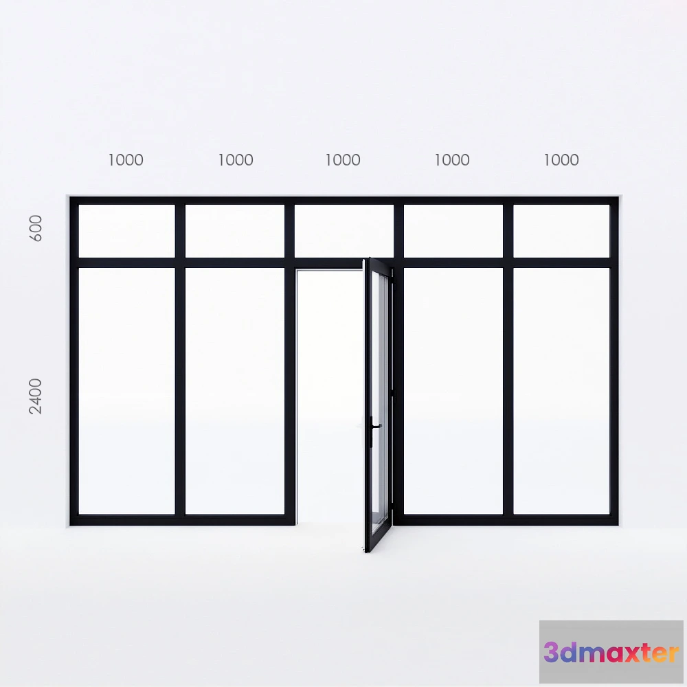 1665270 - other-models - Balcony doors 6 3D Max