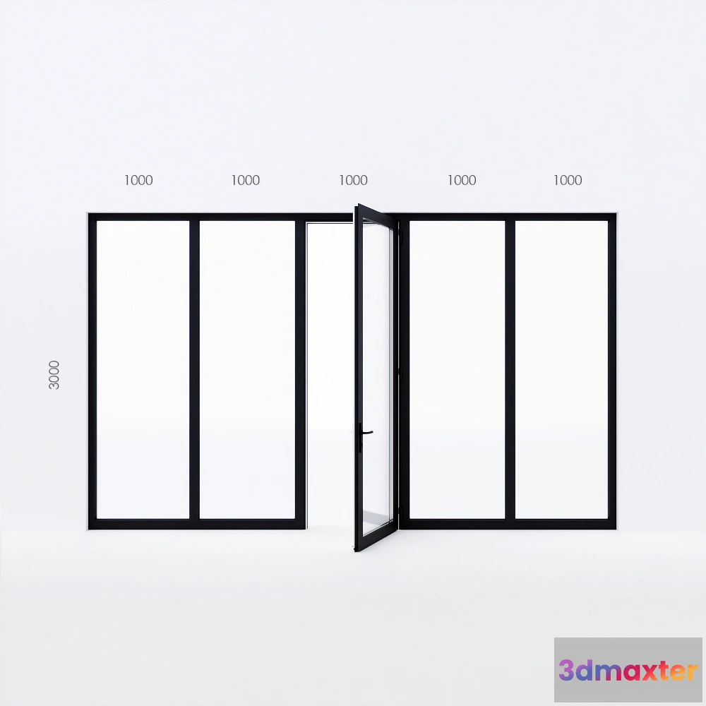 1665278 - other-models - Balcony doors 11 3D Max
