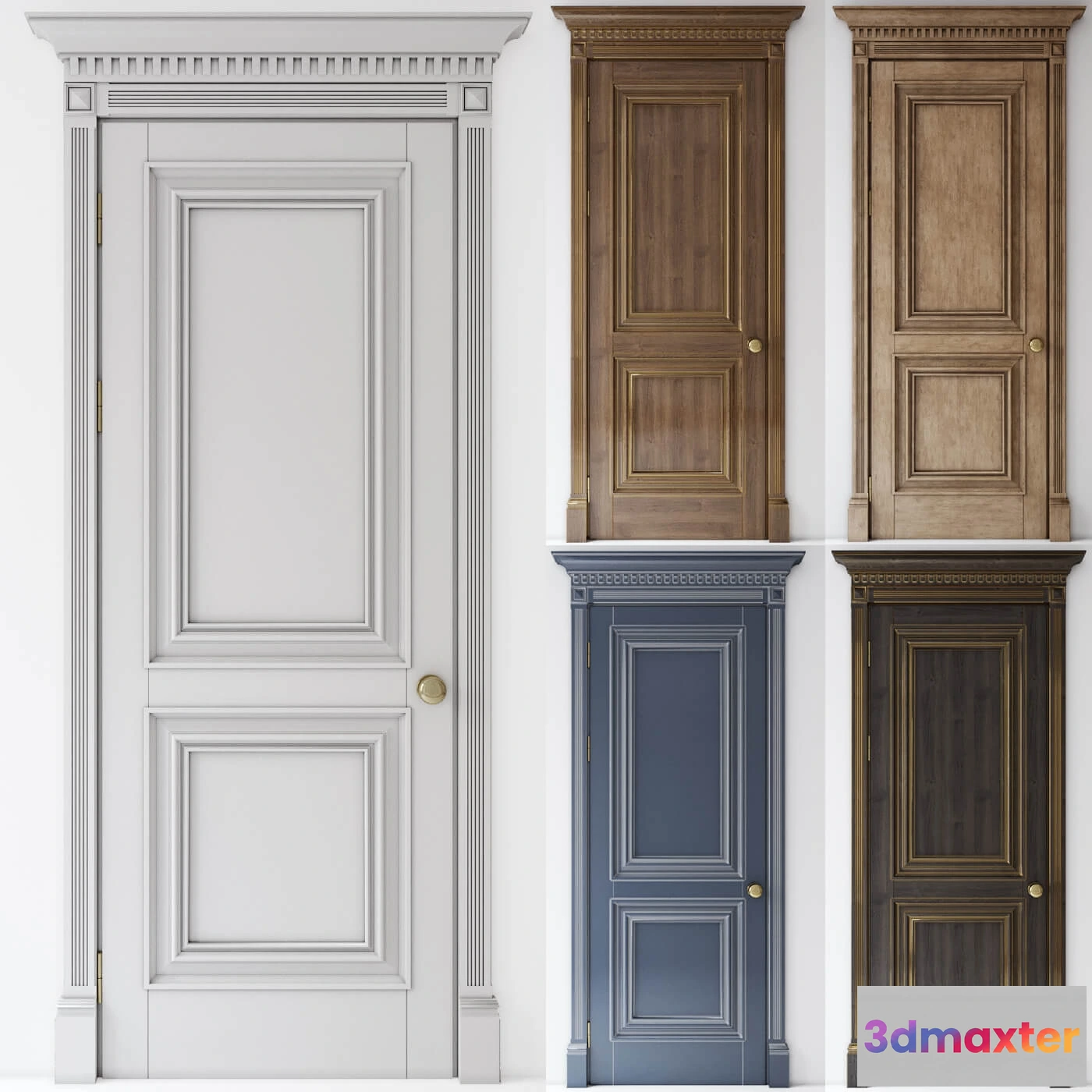 1665316 - other-models - Classic door collection 3D Max