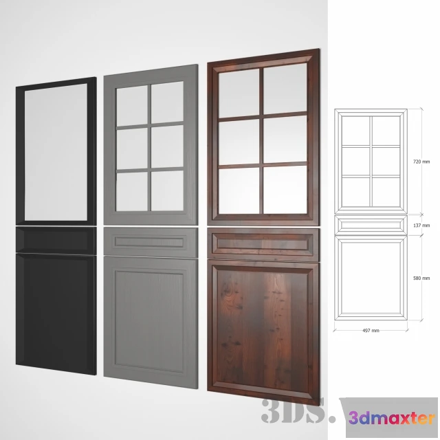 1665396 - other-models - Kitchen facades 3D Max