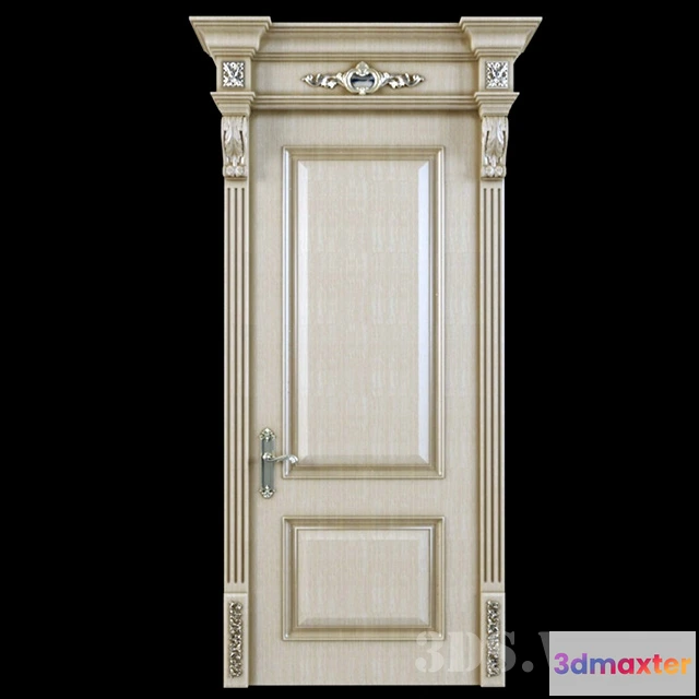 1665476 - other-models - Classic wooden interior door 3D Max