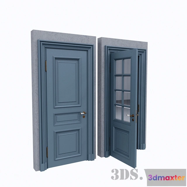 1665522 - other-models - Wooden doors with and without windows 3D Max