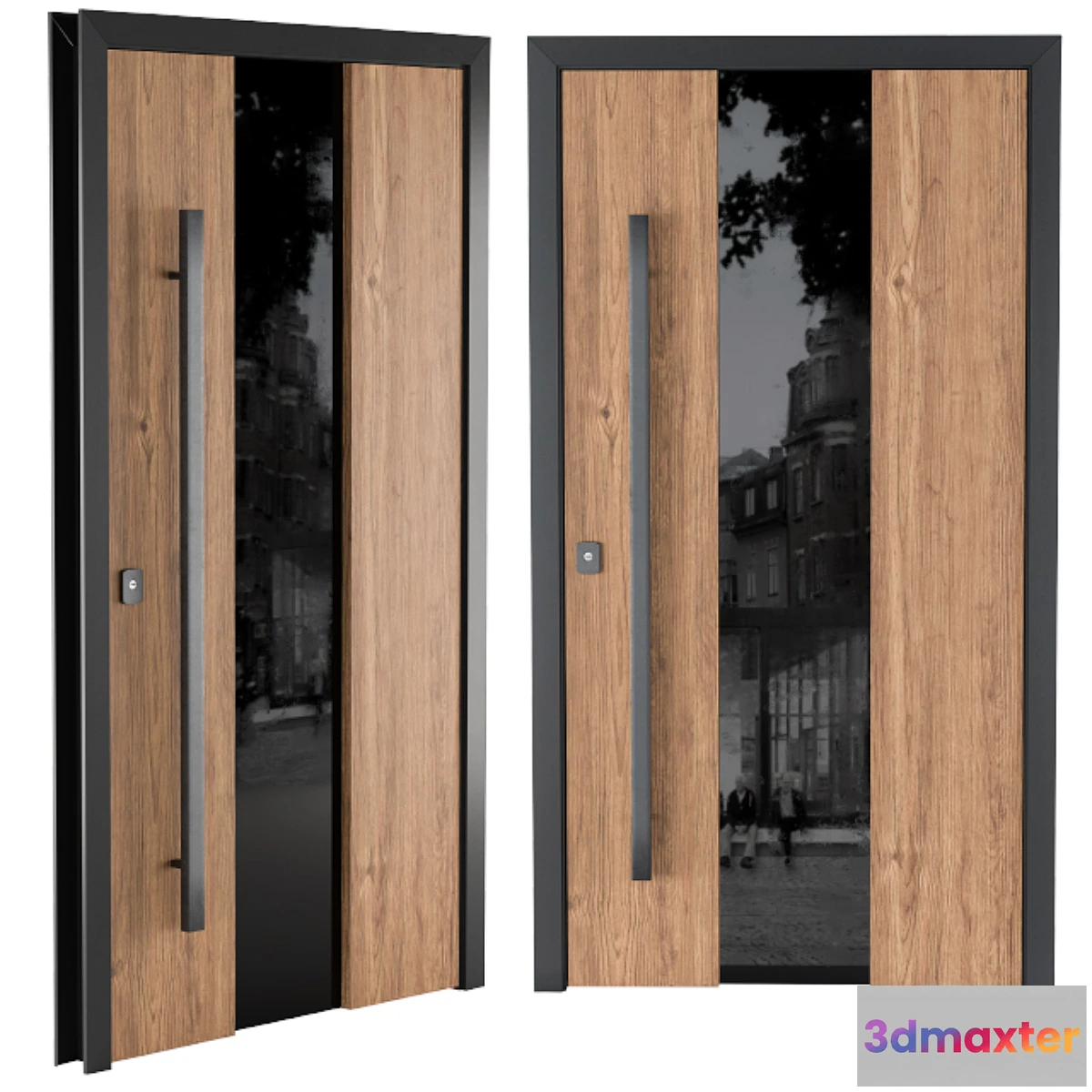 569952 - Door Wooden and Glass