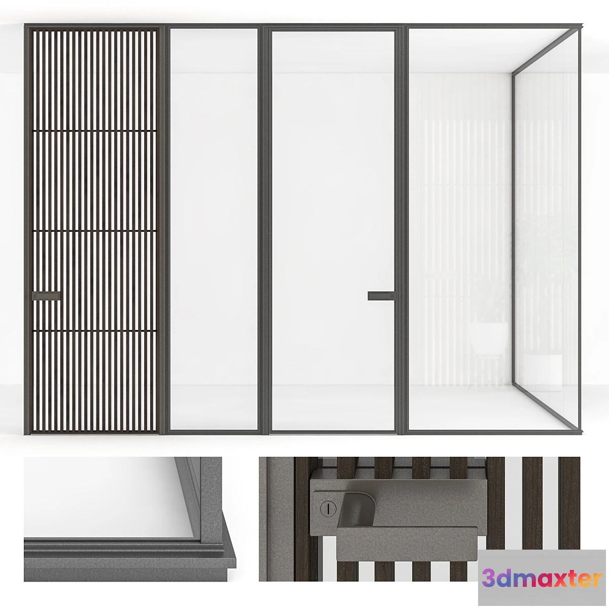 570000 - Stained-glass doors Rimadesio Spazio (Sail Zen)