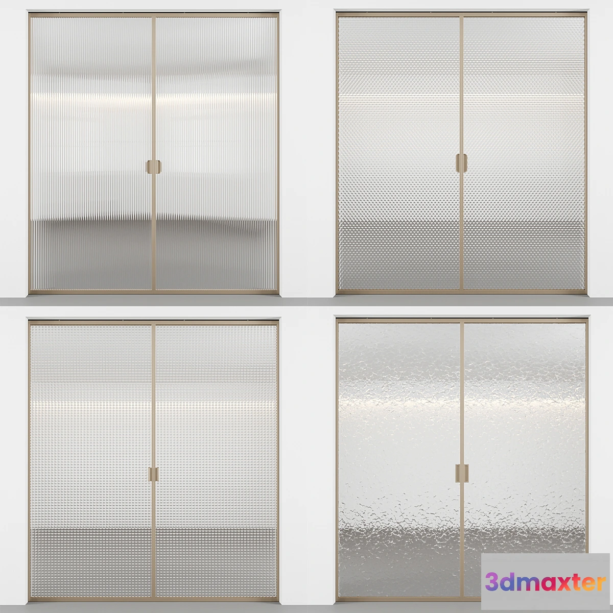 570034 - Sliding doors with embossed glass