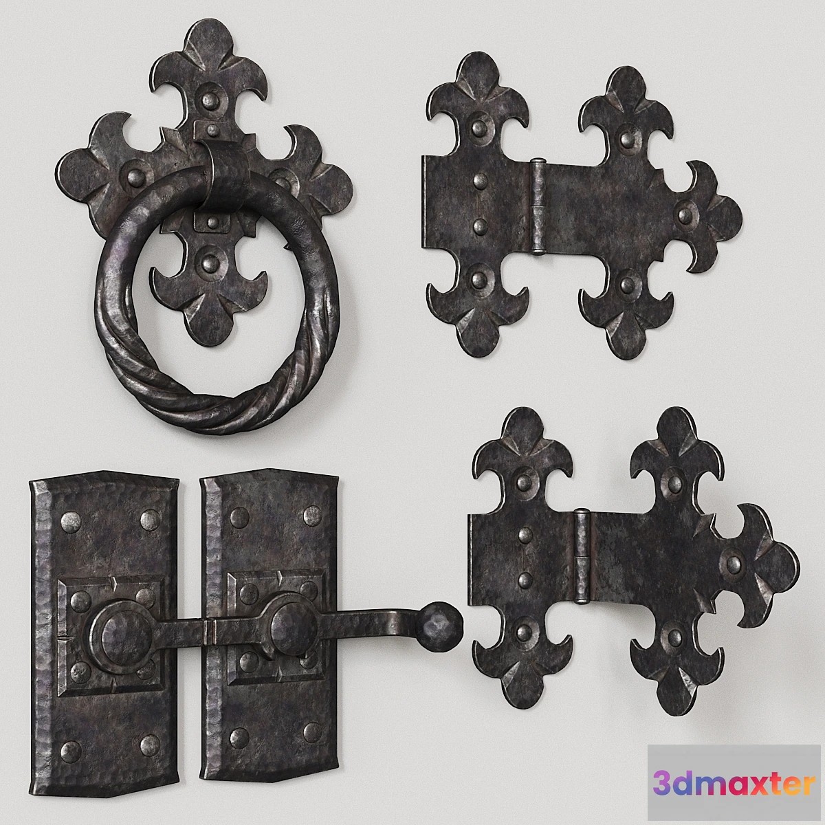 570142 - Wrought iron door elements