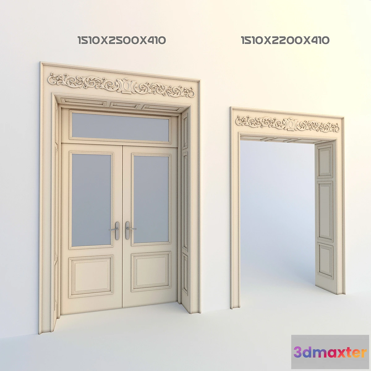 633487 - Door + portal with classic custom thread