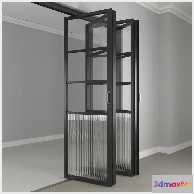 638019 - SLIM FRAME folding door MOD 02