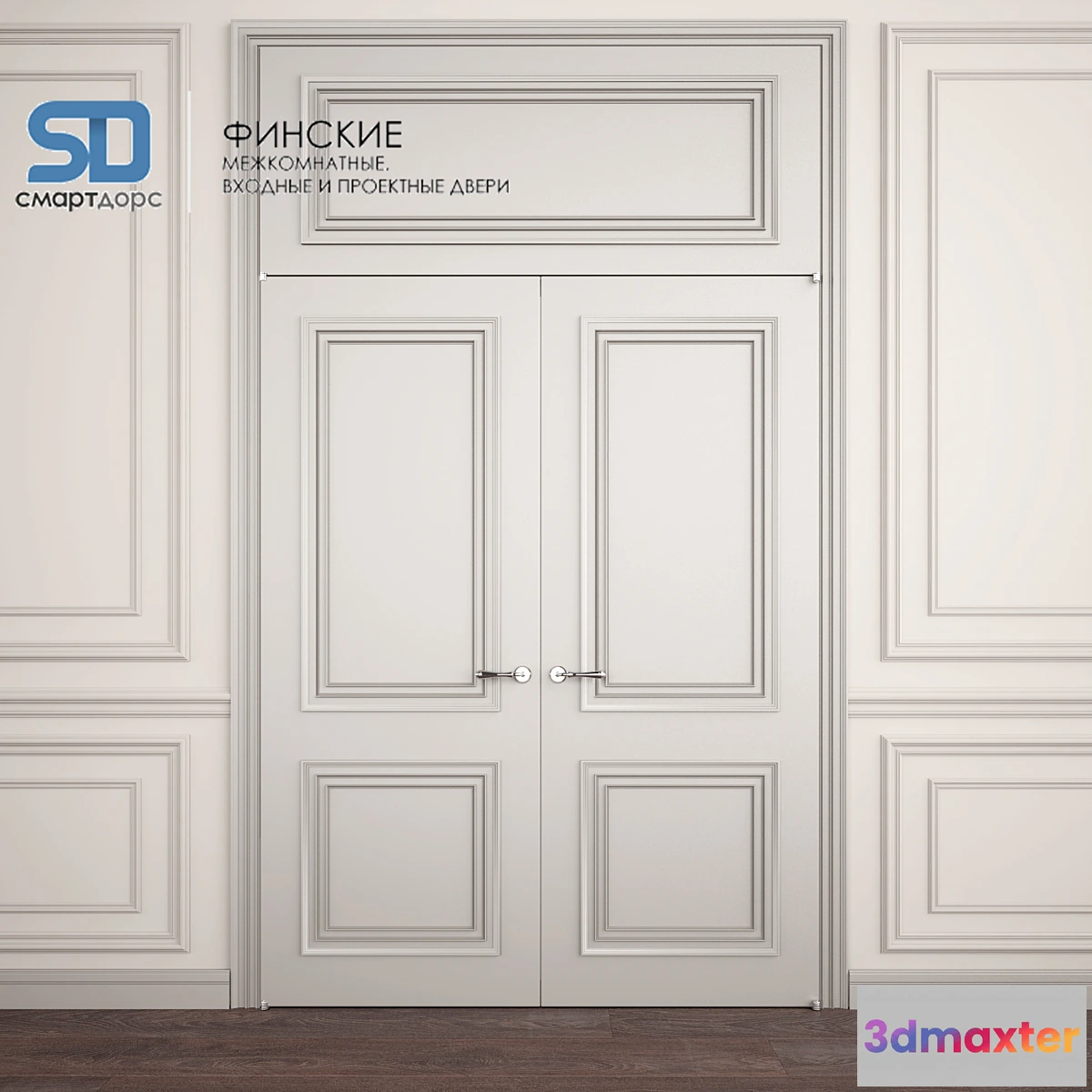 651643 - Finnish doors with wall decor