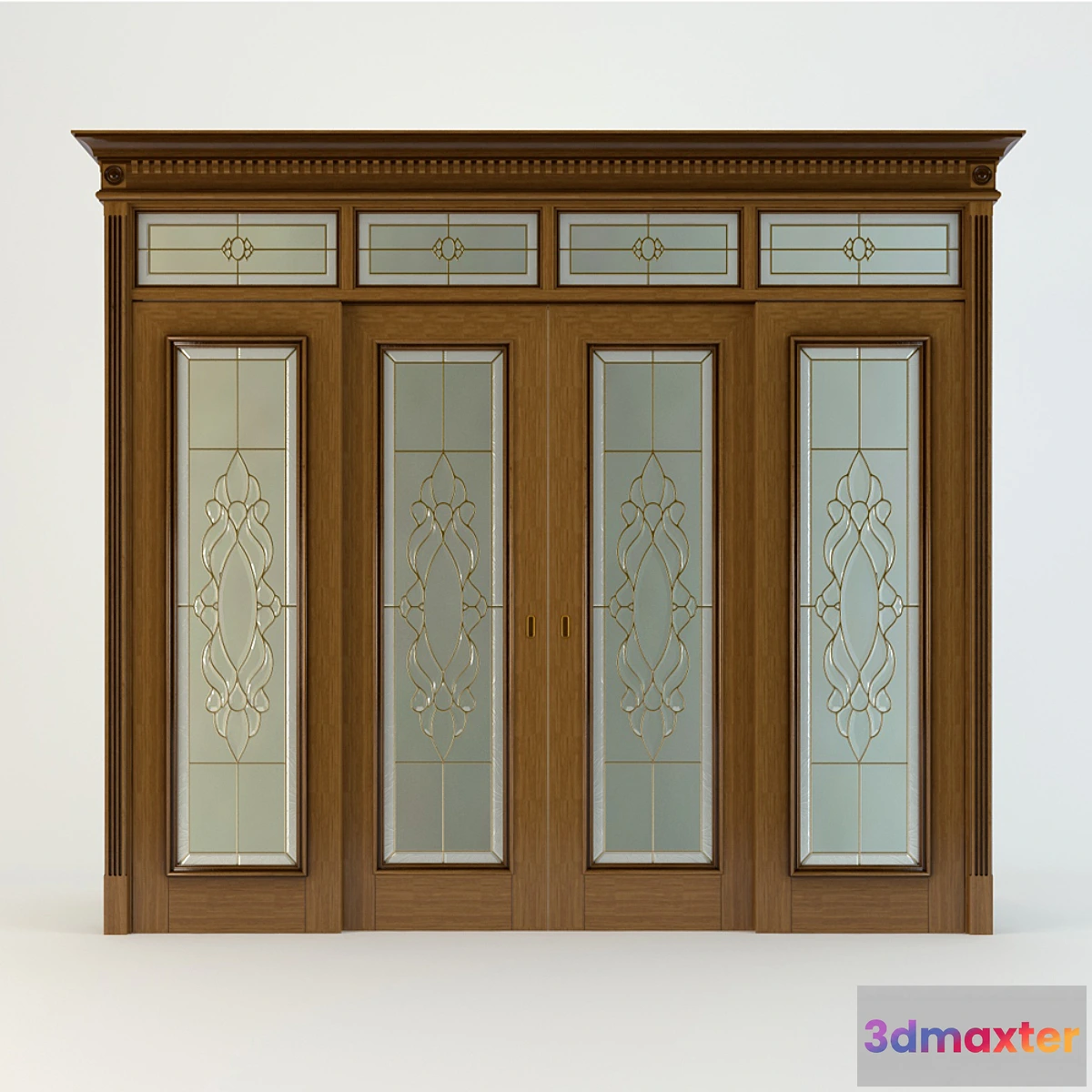 651647 - stained glass door-