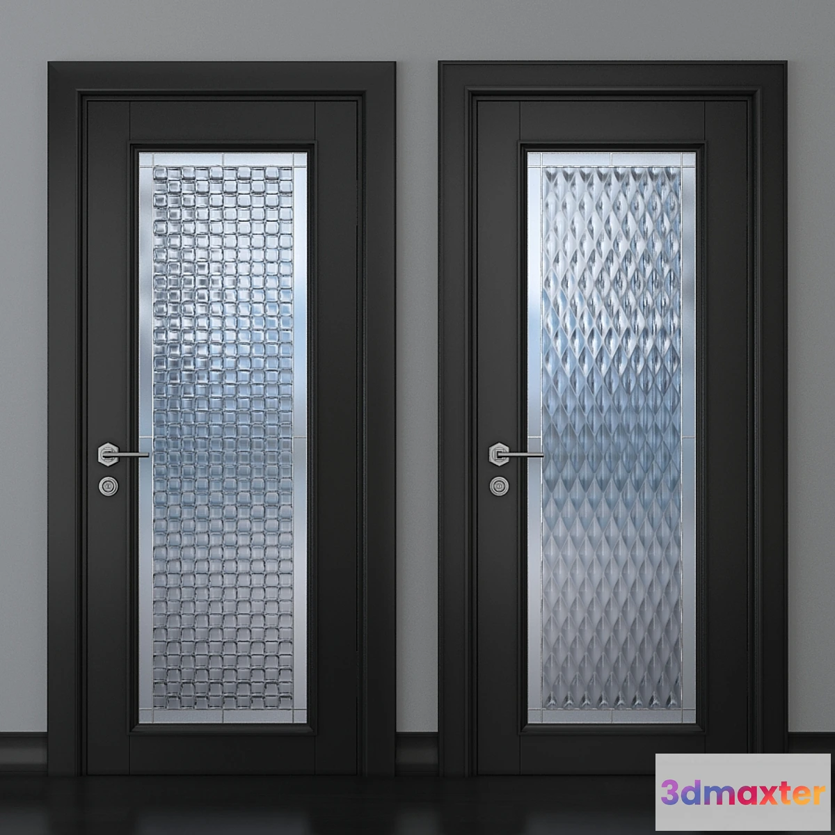 664469 - A door with a stained-glass window - No.4